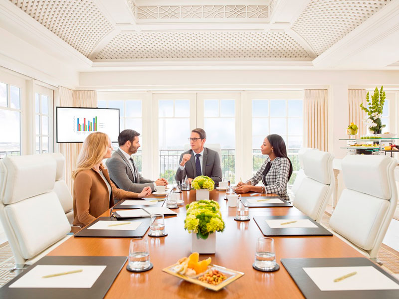 Group meeting at Top of the Hay in The Hay-Adams hotel - Boardrooms with natural light in Washington, DC
